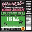 Wild Ride Beef Jerky Cowboy Strips Pepper, 16-Ounce Bag