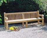 Teak Classic Park/ Garden Bench 2.4m