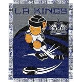 Los Angeles Kings NHL Triple Woven Jacquard Throw (044 Series) (36X46")"