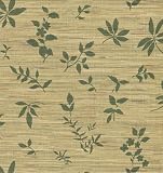 Brewster 149-63820 Bath Bath Bath III Grasscloth Leaf Wallpaper, 20.5-Inch by 396-Inch, Gold