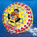 SportsStuff Nuclear Globe - Yellow/ Red