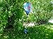 In the Breeze Hummingbird Flowers 6-Panel Kinetic Hot Air Balloon Wind Spinner,11