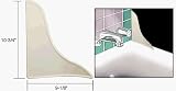 CRL Curved Profile Tub Splash Guard - Package
