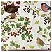 Entertaining with Caspari Winter Birds Luncheon Napkin, Pack of 20