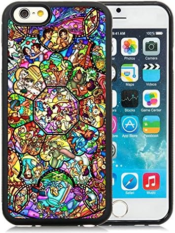 All Characters Disney Stained Glass Design Case for Iphone 6 6S