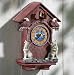 Wolf Design Cuckoo Wall Clock by Collections Etc