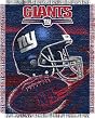 New York Giants Spiral Series Jacquard Throw Blanket - NFL Football Fan Shop Sports Team Merchandise