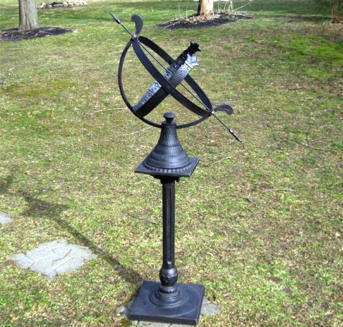 Armillary Sundial on Pedestal Base 52