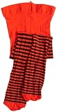 Jefferies Socks Girls 2-6X Halloween Witch Stripe and Smooth Skin 2 Pack Tights
