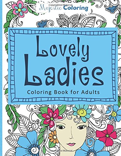 lovely ladies coloring book for adults