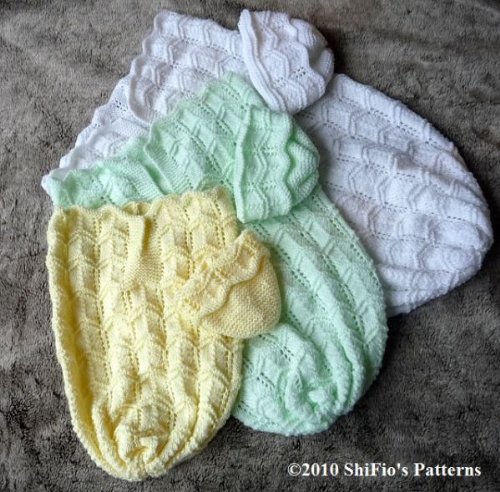 Cuddle Sac Papoose Baby Knitting Pattern 133 UK
