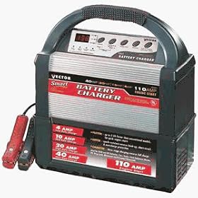 Black & Decker VEC1093D Smart Battery Charger with 110 Amp Engine Start and 40 Amp, 20 Amp, 10 Amp, 4 Amp Continuous Charge Rates