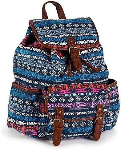 Aeropostale Women's Geo Stripe Backpack Classic Navy