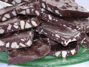 Maine Cottage Foods Sugar Free Dark Chocolate Almond Bark 8 oz. bag - NO MALTITOL by Maine Cottage Foods
