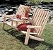 Cedar Log Garden Loveseat