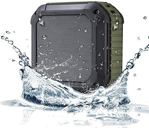 Tinabliss BT108 Portable Outdoor Sports Speaker for Shovkproof, Dust-proof Shower Waterproof Wireless Bluetooth 4.0 Speaker with 5W Built-in Mic Driver NFC Connection Support Handsfree Calls