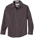 Calvin Klein Boys 8-20 Stripe Woven Shirt