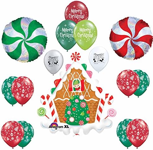 Christmas Gingerbread House Balloon Decoration Kit