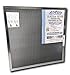 18x30x1 Lifetime Air Filter Electrostatic A/C Furnace Air Filter Silver 94% Arrestance. Lifetime Warranty. Never Buy a New Filter