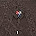 Ainow Vintage Mens Double Button Leaf Suit Lapel Stick Pin Brooch