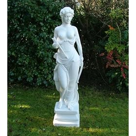 Large Garden Statues Ornament Art - Nude Diana Sculpture