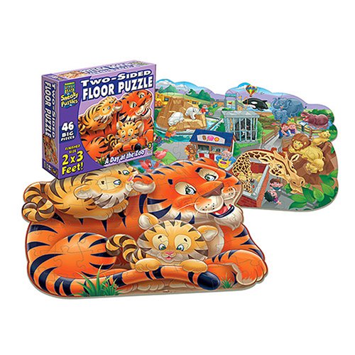 Childrens Toyshop  Toys : A Day at the Zoo Giant Puzzle