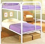 IMAGE OF Atlantic Furniture Columbia Twin/Twin Bunk Bed in White