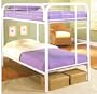 Atlantic Furniture Columbia Twin/Twin Bunk Bed in White