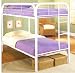 Columbia Twin/Twin Bunk Bed - White