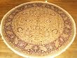 Handmade Round Pakistani Kashan Rug 8'x8'