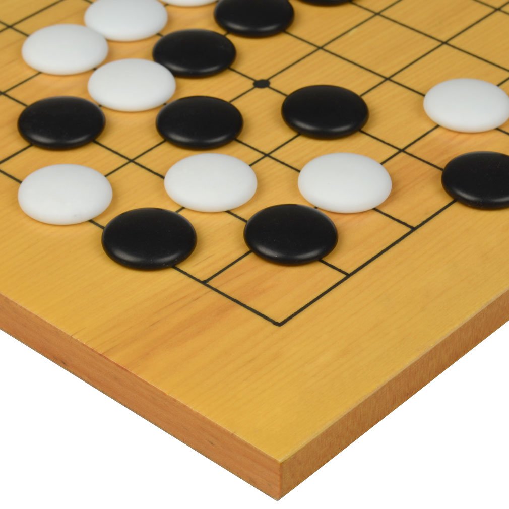 Shin Kaya Veneer 1 3in Beginners Go Board 13x13 9x9 w Stones Set New | eBay