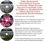 61KdXjUs KL. SL160  The Guerilla Marketing, Building Effective Lead Capture Web Pages, Sales Letters for Coffee Gift Baskets Businesses