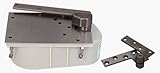 C.R. LAURENCE 27105SH0LHDU CRL Dark Bronze Rixson® 27 Series Left Hand 3/4 Offset 105 Degree Selective Hold-Open Floor Mounted Closer - Complete Package