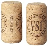 Premium VS1 Agglomerated Corks # 8 Short, 1000-Count Bag