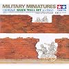 Military Minatures Brick Walls Set- 1:35 Scale Military - Tamiya