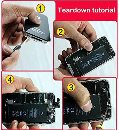 Gista Front Replacement LCD Display Touch Screen Digitizer Assembly for iPhone 4s + Free Tool Kit (White)