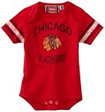 NHL Infant Chicago Blackhawks S/S Foldover Neck Creeper - R52Npadd (Red, 18 Months)