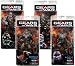 NECA Gears of War Set of all 4 Series 1 Action Figures (Marcus, Cole Locust Sniper and Locust Drone)