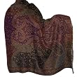 Jamavar Shawl Jacquard Wool Accessory 80 x 40 inches (jmwr746)