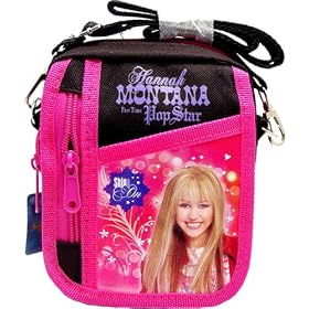 Hannah Montana Shoulder purse Wallet, Hannah Montana Backpack and Lunch Bag also... by American Clocks