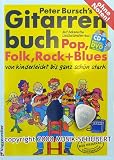 Produkt-Bild: Peter Bursch's Gitarrenbuch (+CD und DVD) und Plektrum. Mit bekannten Liedbeispielen aus Pop,Folk,Rock und Blues. Von kinderleicht bis ganz sch&ouml;n stark und alles ohne Noten (Taschenbuch) (Noten/Sheetmusic)