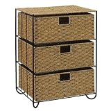 Product details for Whitney Design ML-5715 Woven-Seagrass/Rattan 3-Drawer Storage Unit