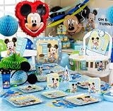 Disney Mickey's 1st Birthday Ultimate Party Pack for 16