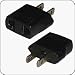 International Plug Adapter USA NEMA 1-15 Female to Latin America Non Grounded