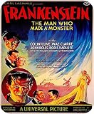 Frankenstein Man Who Made A Monster Vintage Movie MOUSE PAD