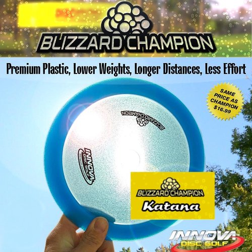 Blizzard Champion Katana 140 to 150 Disc Golf Driver (disc colors vary)