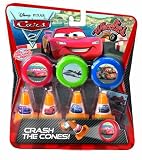 Dickie-Spielzeug 203089515 - Disney Cars 2 - Wheelies 3 St&uuml;ck im Blister Pack, 4 Pylonen, spielen und sammeln, sortiert - Dickie-Spielzeug