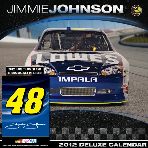 2012 Jimmie Johnson Nascar Wall Calendar