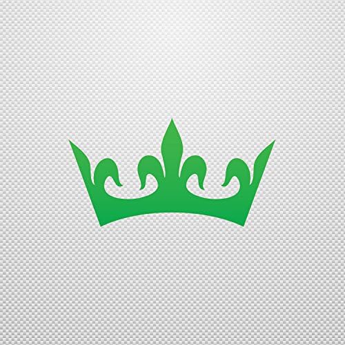 Decor Decal Royal Crown Permanent Sailboat Speciality Lasting Skate Green (2 X 1.05 In)