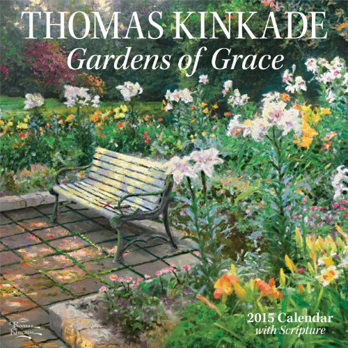 Thomas kinkade gardens of grace with scripture 2015 wal…